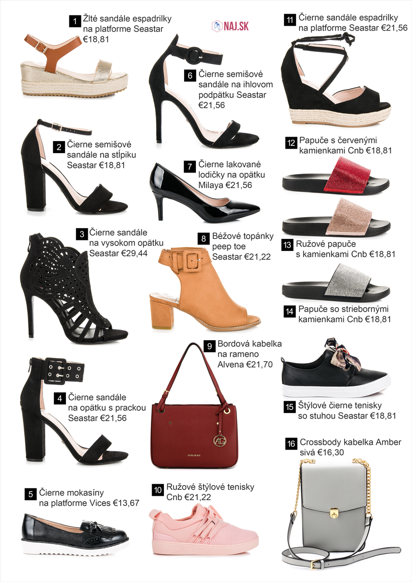 Topánky a kabelky, kolekcia jar leto 2018